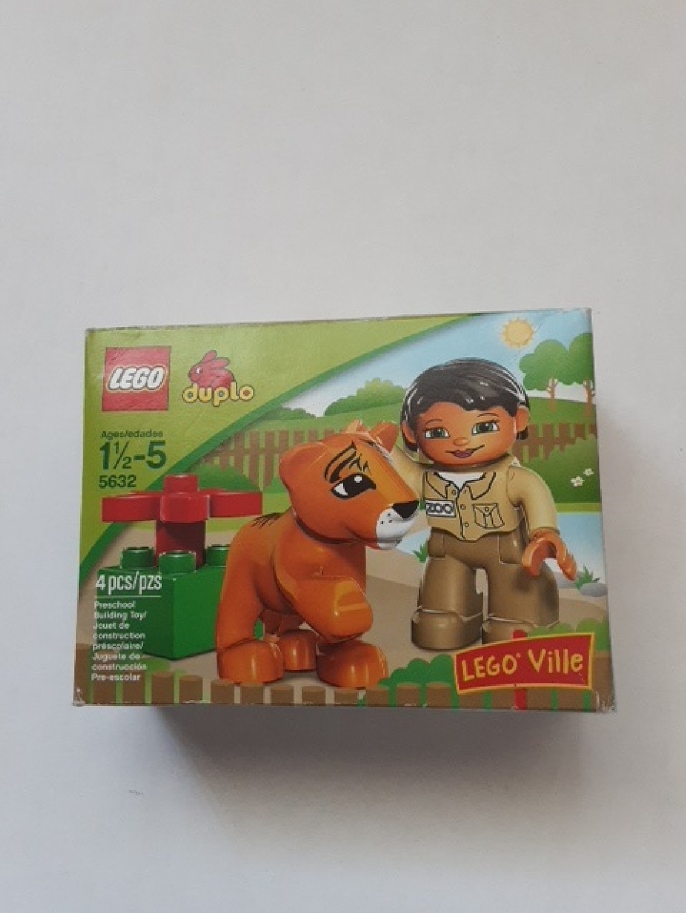 LEGO Duplo Animal Care Lion & Zoo Keeper 5632 - NIB